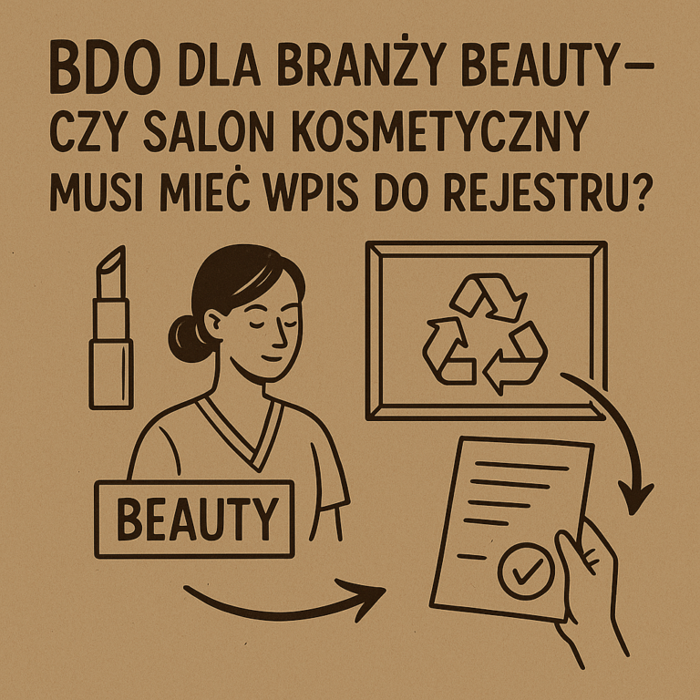 BDO dla branży beauty – czy salon kosmetyczny musi mieć wpis do rejestru?
