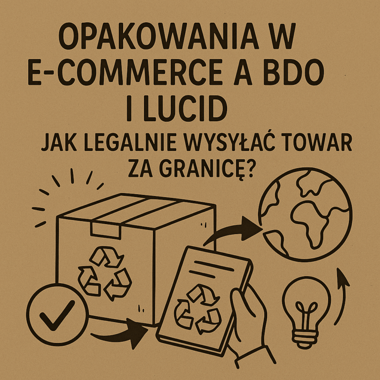 Opakowania w e-commerce a BDO i Lucid. Jak legalnie wysyłać towar za granicę?