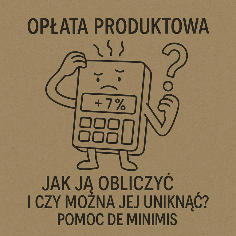 Opłata produktowa – jak ją obliczyć i czy można jej uniknąć? Pomoc de minimis.
