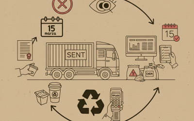 SENT a odpady – Kiedy ten obowiązkowy system przejmuje kontrolę nad Twoim transportem?