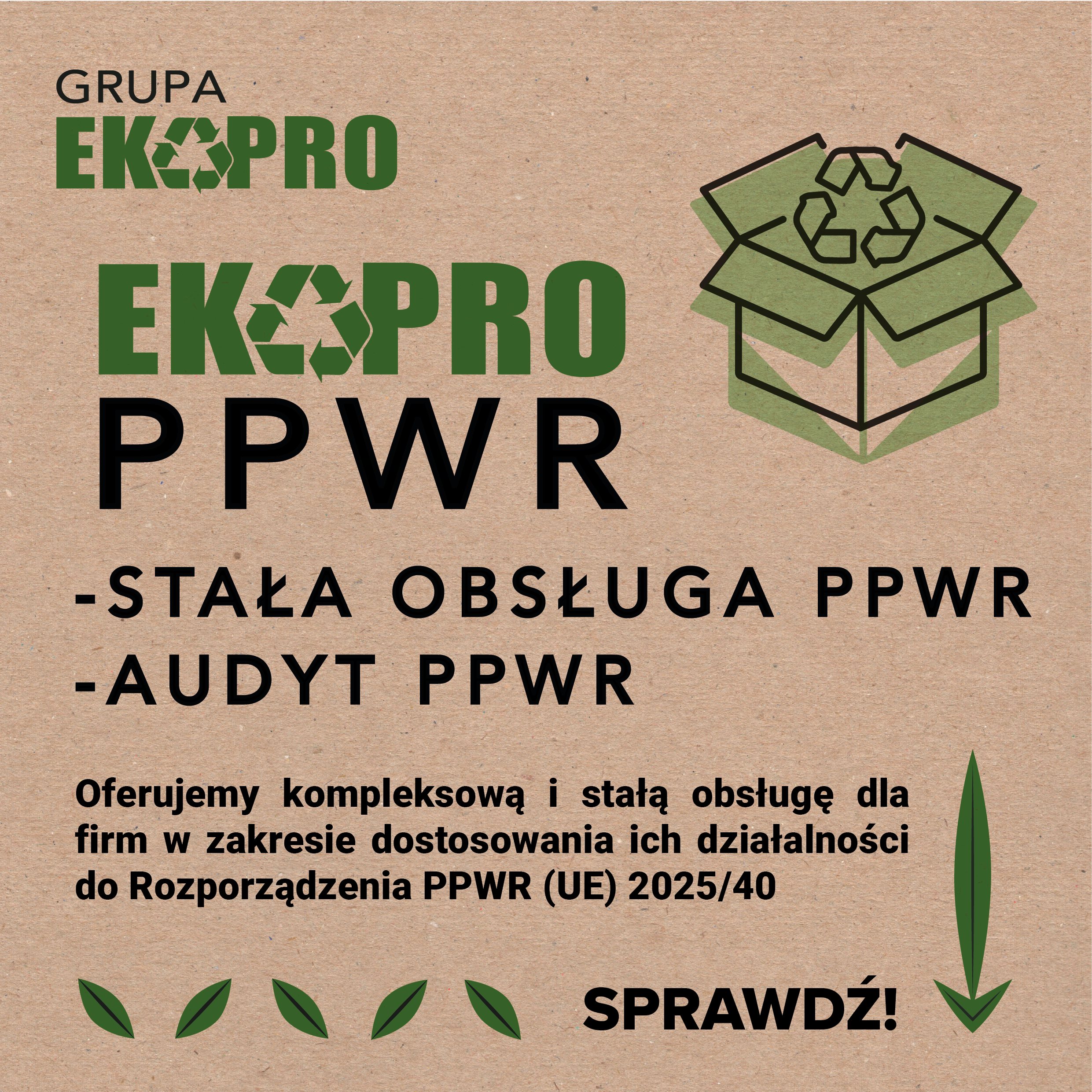 GRUPA EKOPRO audyty PPWR obsługa stała