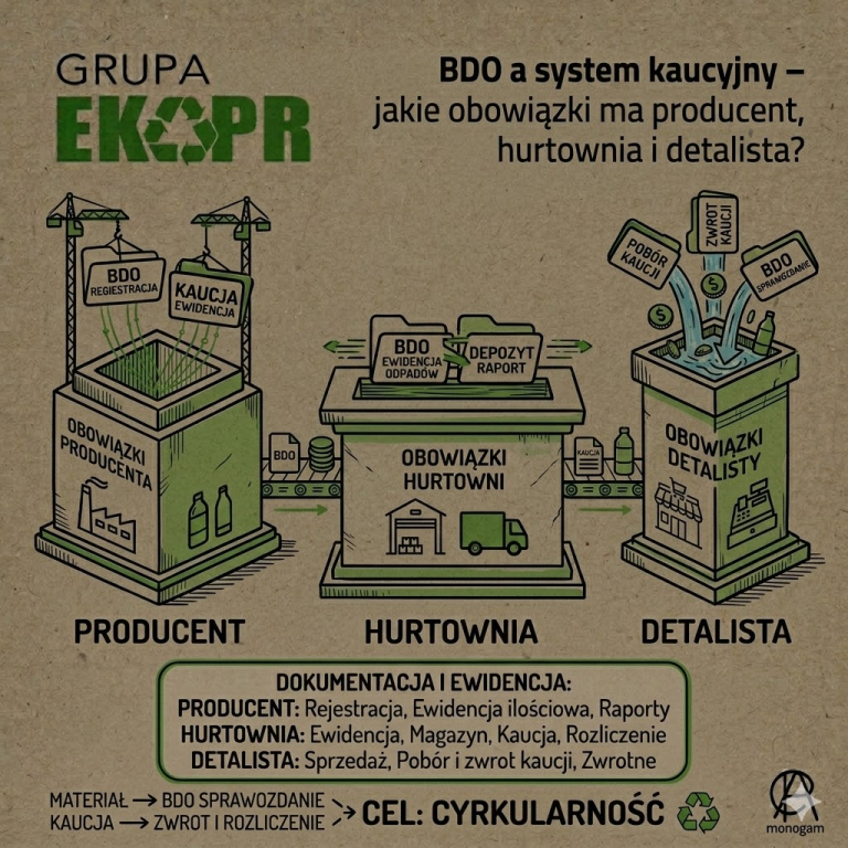 BDO a&nbsp;system kaucyjny – jakie obowiązki ma&nbsp;producent, hurtownia i&nbsp;detalista?